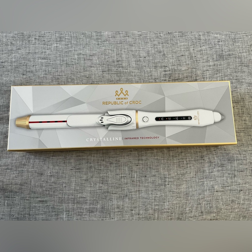 Croc ROC Infrared Hybrid Curling Iron 1” NEVER USED